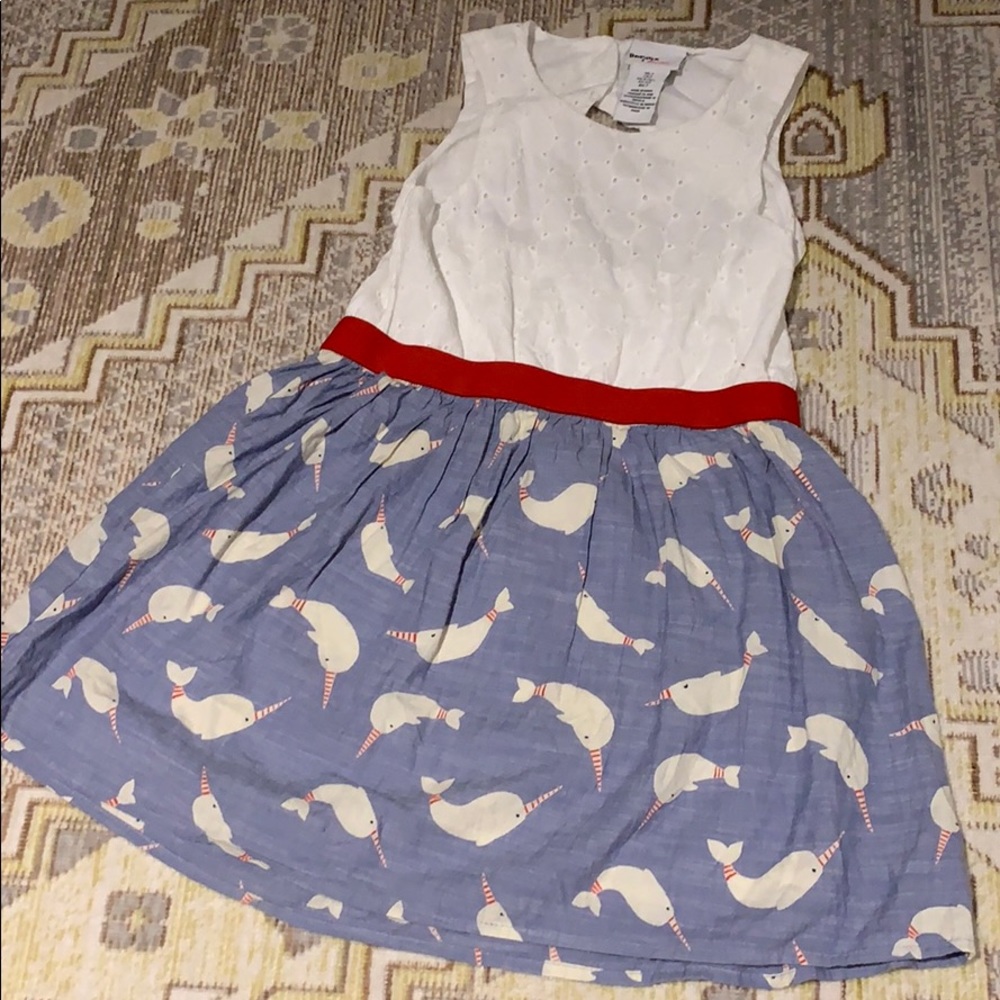 Girls Narwhal Summer Dress